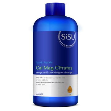 Citrate de calcium et magnésium liquide saveur orange - Santé des os