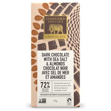 Dark Chocolate with Sea Salt and Almonds
