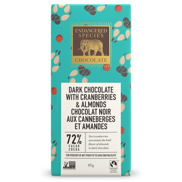 Dark Chocolate with Cranberries and Almonds