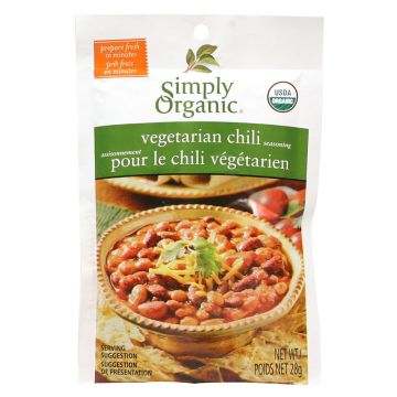 Vegetarian Chili Organic Seasoning