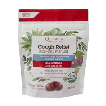 Cough relief organic lozenges - Bing cherry flavour