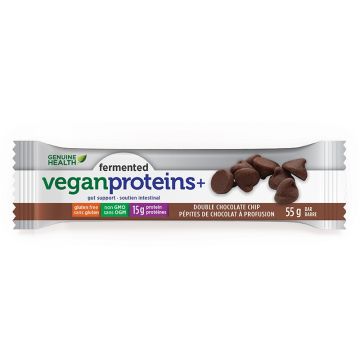 Fermented vegan proteins+ bar - Double Chocolate Chip