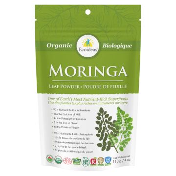 Poudre biologique - Feuille de Moringa