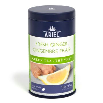 Green Tea Leaves- Fresh Ginger