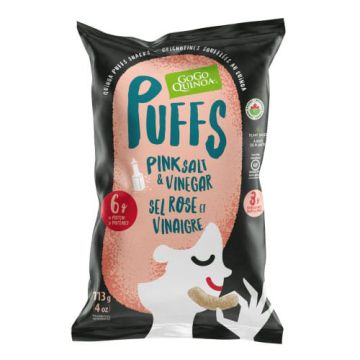 Puffs organic crunchies - Pink salt & vinegar