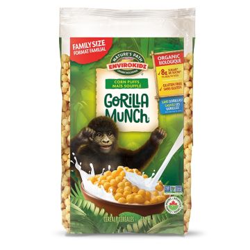 Organic Envirokidz Gorilla Munch Corn Puff Cereal - Eco Pac