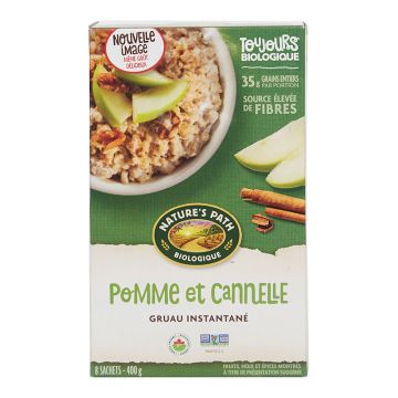 Organic instant oatmeal- Apple & cinnamon