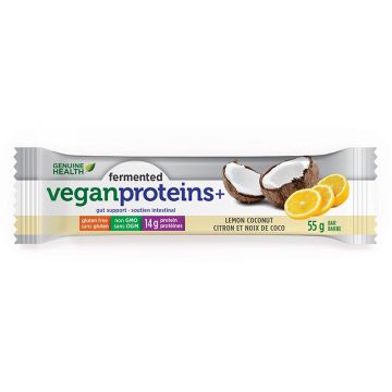 Fermented vegan proteins+ bar - Lemon Coconut