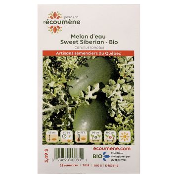 Organic Melons - Sweet siberian watermelon