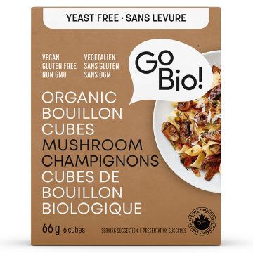 Organic bouillon cubes - Mushroom yeast free