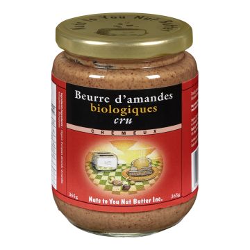 Smooth Organic Raw Almond Butter