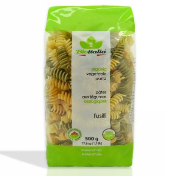 Organic Vegetable Fusilli Pasta