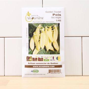 Organic seeds - Golden sweet snow peas