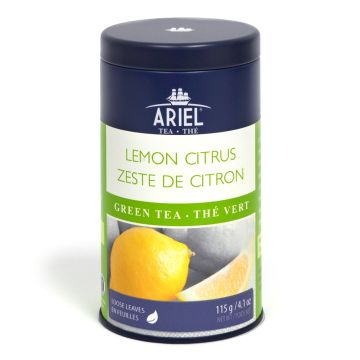 Thé vert en feuilles - Zeste de citron