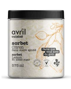 Sorbet - Citron sans sucre ajouté