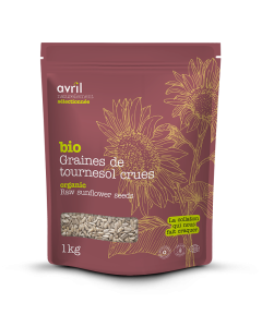 Graines de tournesol crues biologiques