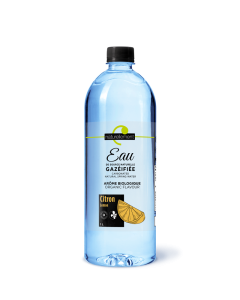 Carbonated Natural Spring Water Lemon Organic Flavour