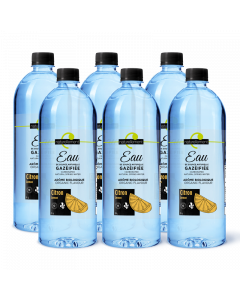 Organic Carbonated Spring Water Lemon Flavor